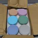 DRKIO 6 Pack Glass Baby Food Storage Containers - 4 Oz Baby Food Jars with Lids Baby Food Maker Microwave Dishwasher Freezer Safe 100% Leak Proof BPA Free Reusable