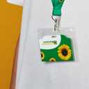 Sunflower Lanyard Official Hidden Disabilities with Spanish Awareness Card & ID Holder/Collar Girasol Oficial para Discapacidad No Visible con Tarjeta de Concienciacin en Espaol y Portatarjeta