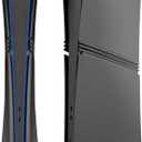 Pro Face Plates for PS5 Pro Digital Edition, KANNGENN Replacement Shell Cover Panel Accessories Compatible with PlayStation 5 Pro Console Faceplate Skin (Black)