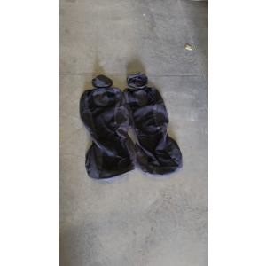 Luxury Truck Seat Covers Set of 2 Premium Black Fabric