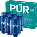 PUR Plus Mineral Core Faucet Mount Water Filter Replacement, 6 Pack for 18-Month Supply, Compatible Water Filter for Sink Faucet PUR Filtration Systems (RF-9999)