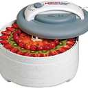Nesco Snackmaster Encore Food Dehydrator 500 W 4 Trays Gray, Gray & White
