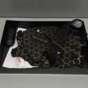 Yahi Red Light Photon Facial & Neck Mask with Remote Control, 7 Custom Modes with Infrared, Portable & Rechargeable with Timer for Home Use, 175 High-Density Light Beads, Black