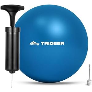 Trideer Pilates Ball - 7-8 inch with Pump, Small Core Ball for Yoga, Barre, Physical Therapy