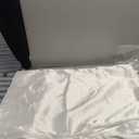BEDELITE Satin Pillowcase for Hair and Skin, Super Soft Similar to Silk Pillow Cases 4 Pack with Envelope Closure, Cooling Pillowcases for Women Men (20"x26" Standard Size, White)