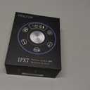 Bluetooth Shower Speaker, IP7 Waterproof Portable Bluetooth 5.3 Speakers with Suction Cup, Mini Wireless Speaker with RGB Lights Time Display, Loud Stereo Sound for Bathroom Beach Travel Outdoor Party (Dark black)