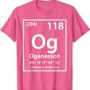 Oganesson Element (pink) T-Shirt Size M