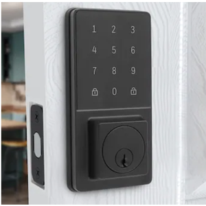Honeywell Matte Black Electronic Deadbolt and Touchscreen Keypad