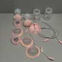 NCVI Electric Breast Pump 8782, Portable Hospital-Grade Double Pump with 4 Modes & 9 Levels, Anti-Backflow, Rechargeable Quiet Breastfeeding Pump for Efficient Comfortable Use at Home, Work or Travel