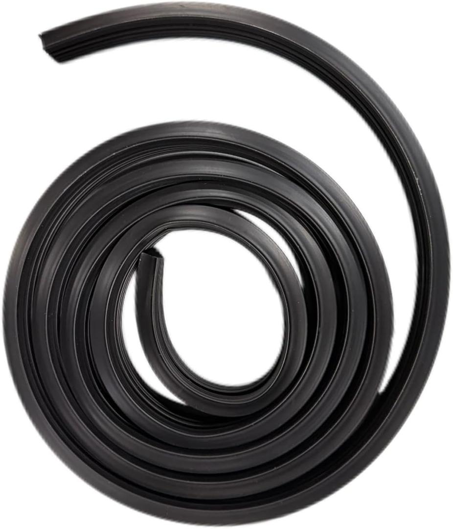 00494772 Dishwasher Door Seal Replacement - Compatible with Bo-sch Dishwasher - Black Rubber Gasket Fits Specific Models