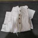 TAFLE Men's Linen Hoodie Lightweight Hawaiian Shirt Casual Beach Shirt with Pockets White