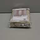 Lush Decor Boho Pom Pom Tassel Linen Textured Window Curtain Panel, Single 52" W x 84" L Turquoise & Orange  