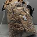 ULTCOVER Square Patio Heavy Duty Table Cover - 600D Tough Canvas Waterproof Outdoor Dining Table and Chairs General Purpose Furniture Cover Size Square 106"(L)x106"(W)