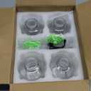 Coffee Bar Accessories, MHDCLY Coffee Syrup Dispenser - 4pack,16.9oz Syrup Dispenser with Labels Syrup Pump Dispenser for Coffee Bar(Black pump)