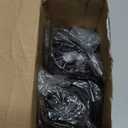 Silkfly 4 Pcs Luggage Wheels Replacement Travel Suitcase Caster Repair Kits with Screw Replacement Left and Right Wheels Mute Bearing Swivel for Luggage(Black,Large)