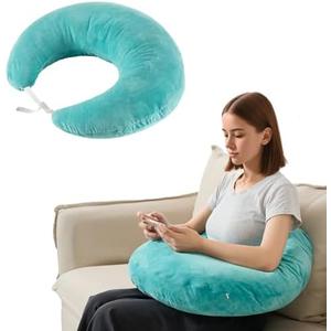 BGZBGZ Crocheting Pillows, Reading Pillow for Gaming, Gaming Pillow for Lap, Lap Desk Pillow for Sitting in Bed or Sofa, Multi Functional Reading Pillow for Reading, Working or Crocheting, Green