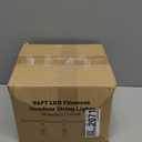 Mlambert 96FT LED Outdoor String Lights, Dimmable Waterproof Patio Lights with 30+3 Shatterproof Edison Vintage Bulb for Outside Backyard Porch Garden (Black)