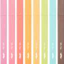 Mr. Pen- Aesthetic Highlighters, 8 pcs, Chisel Tip, Autumn Colors, Cute Highlighters Assorted Colors