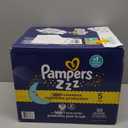 Pampers ZZZ Overnight Diapers, Size 5 (27+ lbs), 50 Count, Nighttime Protection Disposable Baby Diaper, Night Time Leak and Skin Protection