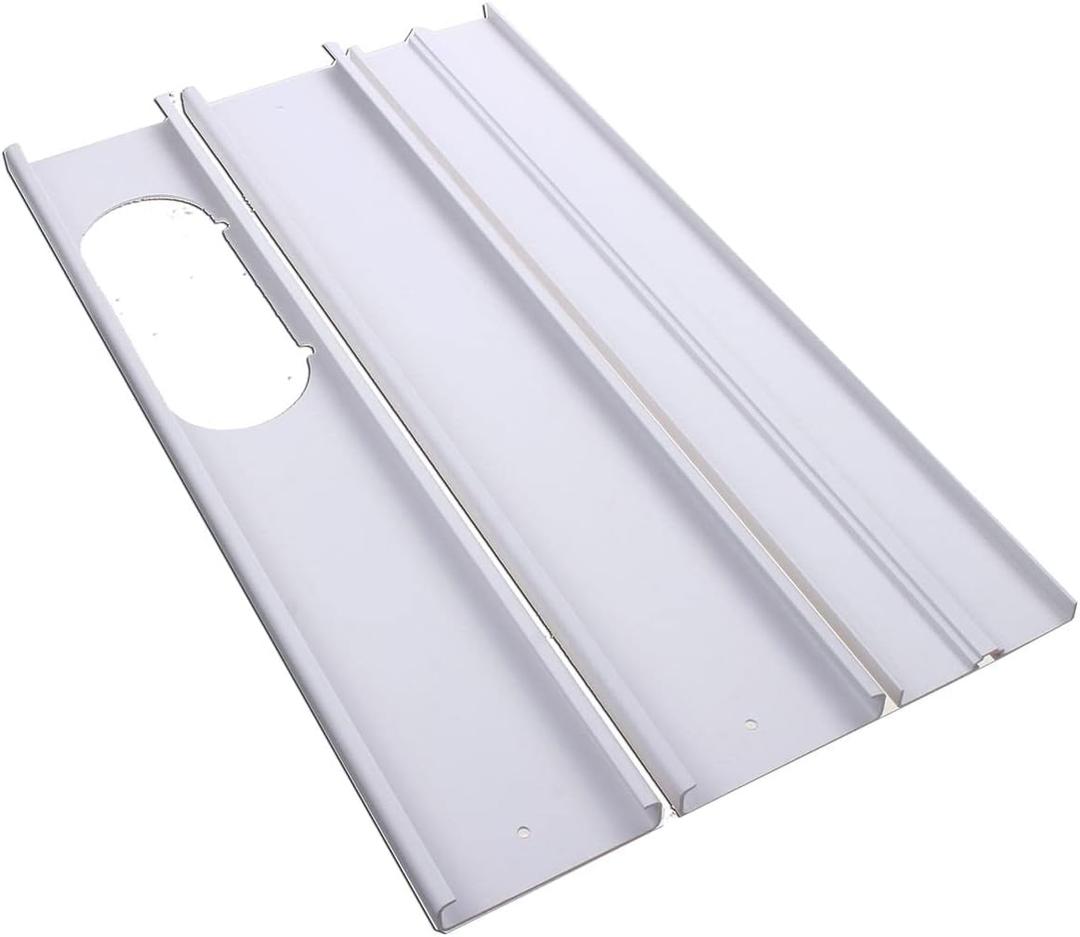 3Pcs 55-165cm Adjustable Window Slide Kit Plate Air Conditioner Wind Shield For Portable Air Conditioner