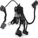 Newnessai HC3Z 19A387 B 4 to 8Inch PNP Conversion Power Harness Kit, Replacement for Ford Edge Fusion (Factory Auto Climate) Super Duty Mustang, Replaces HU5Z 19A387 A