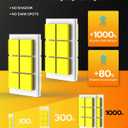 FAHREN H4 LED Bulbs, (1,200%) 12X Latest & Brightest Extreme Brightness 9003 Light Bulbs, 6500K Cool White, 1:1 Min Size,IP68 Waterproof Fog Bulbs,Plug-N-Play,Pack of 2