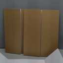 4 Pack 36" x 48" Trifold Poster Board for Presentation, White Corrugated Cardboard Large Tri Fold Poster Board for Science Fair, Office & School Projects, Photo Displays, Exhibitions Event