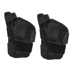 2 Pcs Breathable Thumb Brace with Wrist Elastic Band for Sprain Support and Thumb Wraps Stabilizer for Injury and Daily Activities