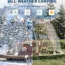 10x10 ft Outdoor Pop Up Bubble Tent, 4-6 Person Garden Dome Igloo Tents with Rainproof & Windproof Design for Camping, Backyard Events and Beach