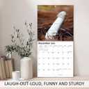 9 x 2026 Funny Wall Calendar 12 Month, Large Wall Calendar 2026 from January to December 2026, Natures Pics Funny Gag Gift for Adults, White Elephant Gift, Thick Glossy Paper, 12"x24" Open