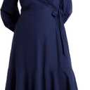 City Chic Women's Plus Size Dress - Selena (Blue, S)