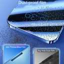 Z ZAIRIX 2-Pack Tempered Glass Screen Protector  Compatible with iPhone 15 Pro, 9H Hardness, Full Coverage, Anti-Scratch, Anti-Fingerprint, Easy Installation