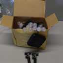 LORRYTE White 2-Pack 100 LED 64FT Crystal Globe Solar Lights Outdoor, Waterproof Solar String Lights Outdoor Decorative with 8 Lighting Modes for Patio Decorations Garden Wedding Party Tree Porch