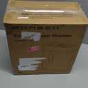 BONSEN Paper Shredder for Home Office, 4 Gallons Bin, 10-Sheet Cross-Cut Shredder, P-4 High Security Level, Quiet Credit Card Shredder with Jam Proof System (S3201) (No Handle-Black)