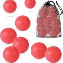 SEEVOR 20 Pack Balls Table Tennis Balls with Organizer Bag 40mm Color Plastic Ball Bulk Washable Small Game Balls for Party Decoration Handcrafted Art Carnival Pool Games Pet Toy