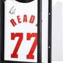 1 Pack T Shirt Display Frame, Bigger 18" x 14" Shadow Box Black T Shirt Frame with 98% UV Protection Acrylic, 1" Depth of Usable Space Shadow Box, Display Case for Shirts, Jerseys, Memorabilia