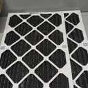 BNX TruFilter 16x24x1 MERV 12 Odor Defense (2-Pack) AC Furnace Air Filter with Activated Carbon - MADE IN USA - Pleated Air Conditioner HVAC AC Furnace Filters - Removes Odor, Mold, Bacteria, Smoke