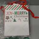 GITMIWS 12 Pack Christmas Paper Gift Bags with Tissue Paper, 9'' Medium Christmas Treat Gift Bags Bulk with handles, Xmas Shopping Tote Goodie Bag for Kids, Xmas Party Favor Decor