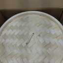 UPGRADED Bamboo Steamer Basket 10-Inch 2-Tier with handle|1x Stainless Steel Ring|2x Chopsticks|50x Perforated Liners|1x Sauce bowl| Easy to clean|Dumpling Steamer Baskets for Cooking Rice & Vegetable (Full Set [10-Inch] with Dumpling Tools)