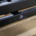 Amazon Basics Bed Frame with Storage, Foldable Metal Platform, Sturdy Steel, No Box Spring Needed, 18 Inches High, Tool-Free Setup, King Size, Black