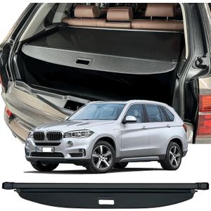 Cargo Cover Compatible with 2007-2016 2017 2018 BMW X5 Trunk Cover Retractable Rear Trunk Security Cover SUV Accessories Shielding Shade Privacy Screen Cover X5 Cargo Cover