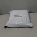 Casual Living White Cotton Bath Mats Set of 2 Towel Mats for Bathroom Floor Banded Rugs Soft Absorbent Ring Spun Cotton Washable Essentials Bathroom Shower Accessories, 34-inch x 21-inch, White