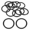 Uxcell 10Pcs AS-327 O-Rings, Nitrile Rubber O-Rings 1-3/4" ID, 2-1/8" OD, 3/16" Width Round Sealing Gasket for Hydraulic Pneumatic Systems Sealing Repair (90 Durometer, Black)