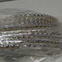 Plastic Acrylic Charger Plates 10PCS, 13" Decoration Diner, Wedding, Party, Event, (Gold Bead 10)