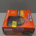 Hefty Strong Large Trash Bags, Black, 30 Gallon, 74 Count