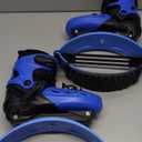 New Bounce Jumping Shoes for Kids - Premium Moon Boots - Durable Kangaroo Jumpers - Strong, Safe and Adjustable Fit, Perfect for Exercise and Fun - New & Improved Edition (Medium, Blue) (Medium (35-38 EU))