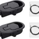 2 Set Recliner Replacement Parts, Durable Recliner Release Pull Handle with Recliner Pull Cable, Repair Replacement Parts Compatible with Most Furniture of Recliner Chair Sofa Couch