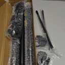 Garland Hanger for Front Door Frame, Adjustable Fits 18"-80" DoorsLargeHeavy-Duty Christmas Halloween Decoration Holder for Wreaths, Lights & More | No Screws, Drilling, Glue-Damage-Free