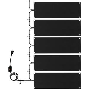 NexiPro Snow Melting Mats, Heated Outdoor Mats for Walkways, Electric Snow Melting Mats for Decks and Sidewalks, Trusted NoSlip Snow and Ice Melt Heated Sidewalk Mat (10 x 30) 3PCS