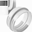 Universal Exhaust Hose Coupler, Upgraded for 5.1 inch and 5.9 inch Hose, Portable Air Conditioner Hose Connector Coupler, Exhaust Hose Interface Extension Connector